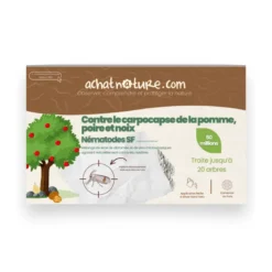 Nématodes sf - 20 arbres - carpocapses pomme poire noix - 50m
