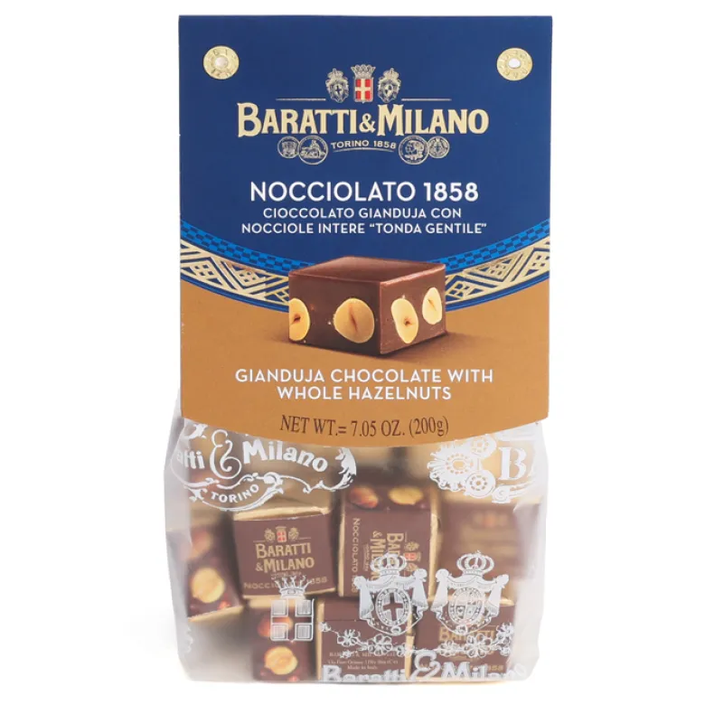 Nocciolato 1858 Chocolat gianduja noisettes du Piémont 200g Baratti & Milano