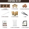 Nopalia® kit fleurs comestibles – graines bio coquelicot, mauve, bleuet