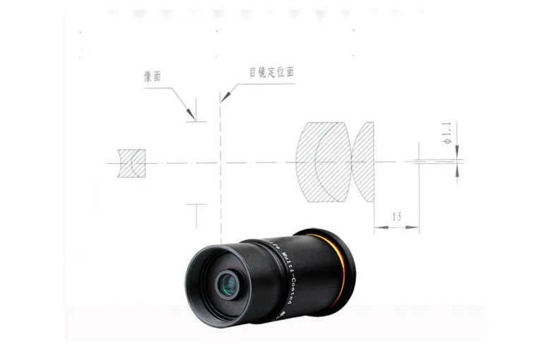 Oculaire 9 mm 66° 1,25 pouces