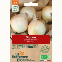 Oignon jaune des cévennes bio