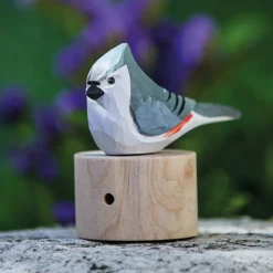 Oiseau détecteur de mouvement en bois Oiseau