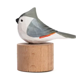 Oiseau détecteur de mouvement en bois Oiseau
