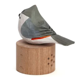 Oiseau détecteur de mouvement en bois Oiseau