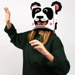 Omy masque 3d panda - dès 3 ans - moment