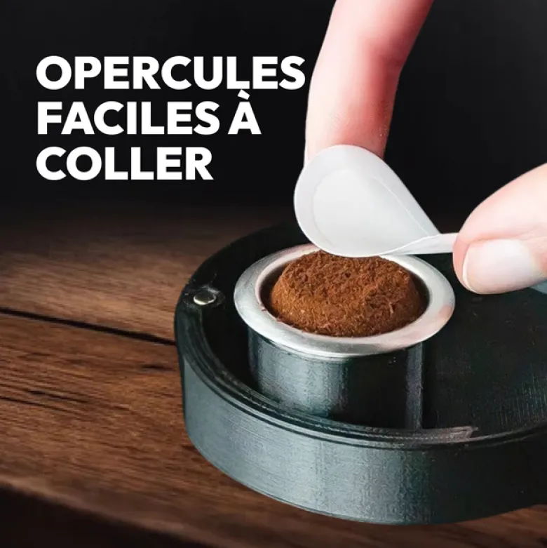 102 opercules compostables Caps'me