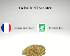Oreiller en balles d'épeautre bio 50x70