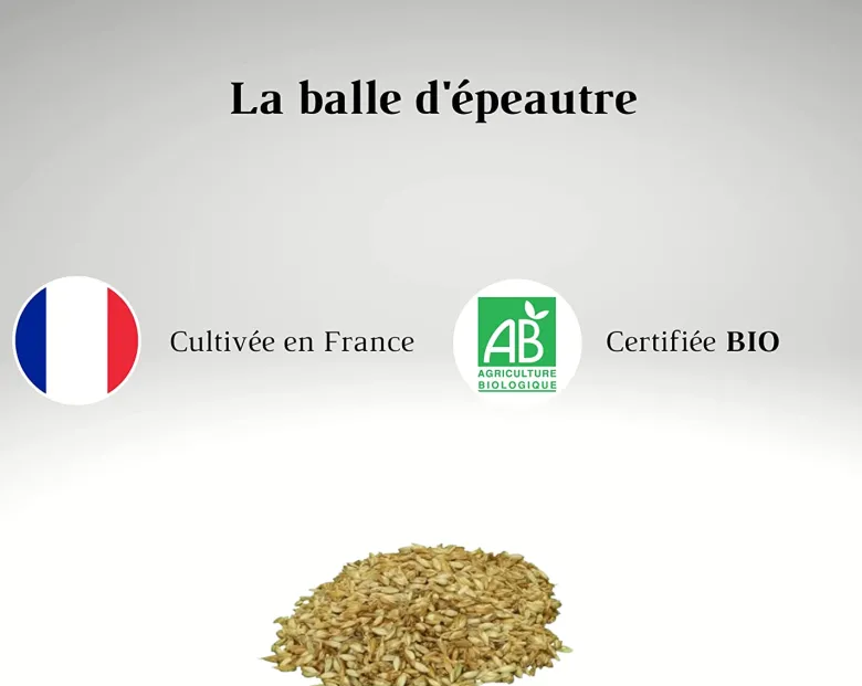 Oreiller en balles d'épeautre bio 50x70
