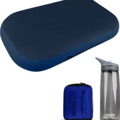 Oreiller gonflable sea to summit aeros premium deluxe pillow bleu