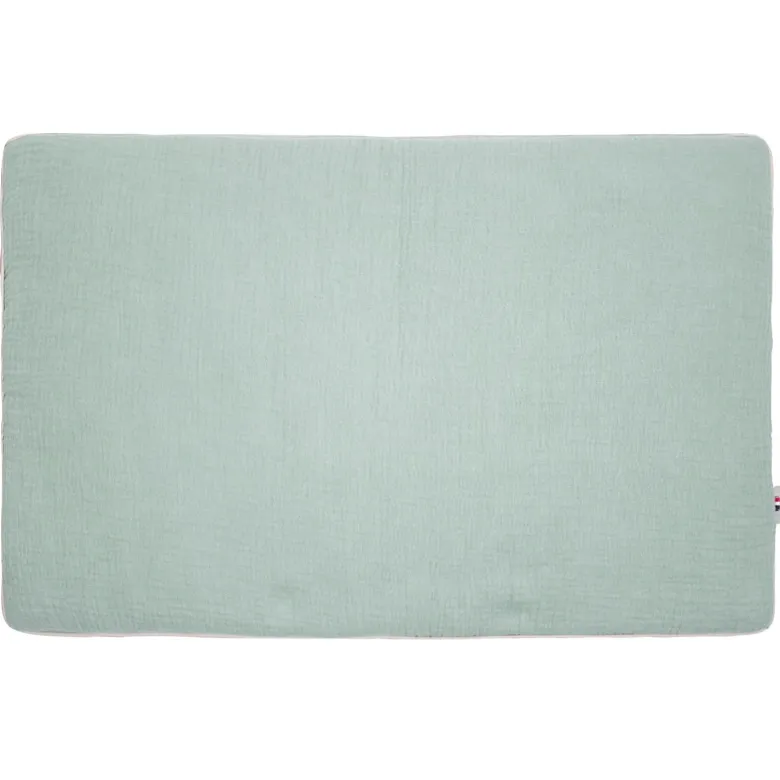 Oreiller plat en gaze de coton jeanne