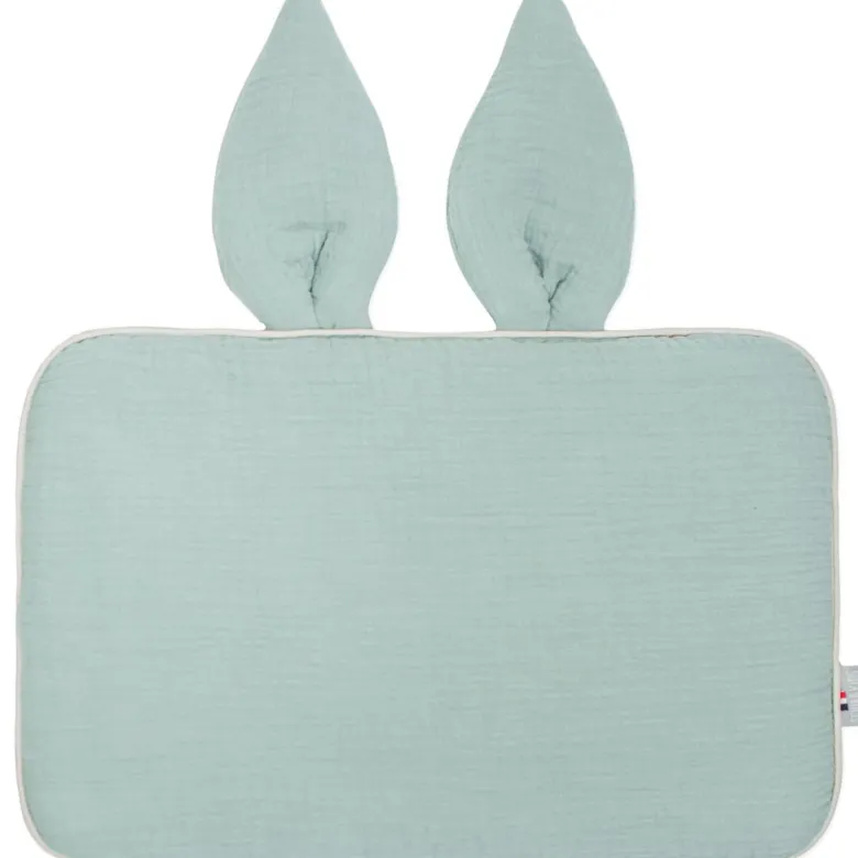Oreiller plat lapin gaze de coton