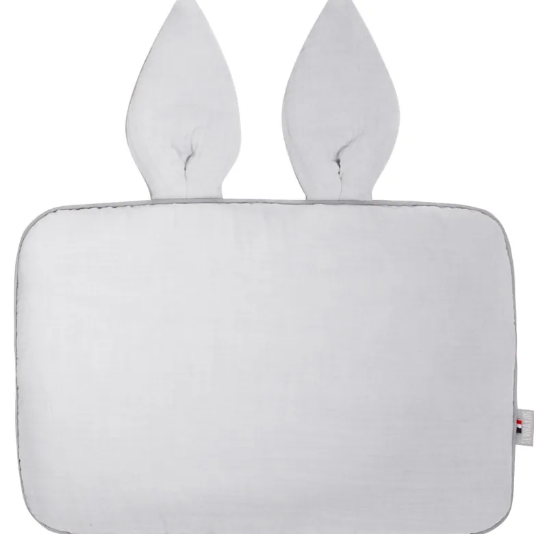 Oreiller plat lapin gaze de coton
