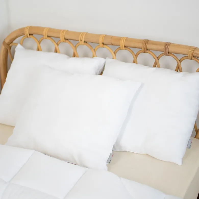 Oreiller satin de coton moelleux