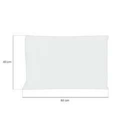 2 oreillers garnissage - 40 x 60 cm