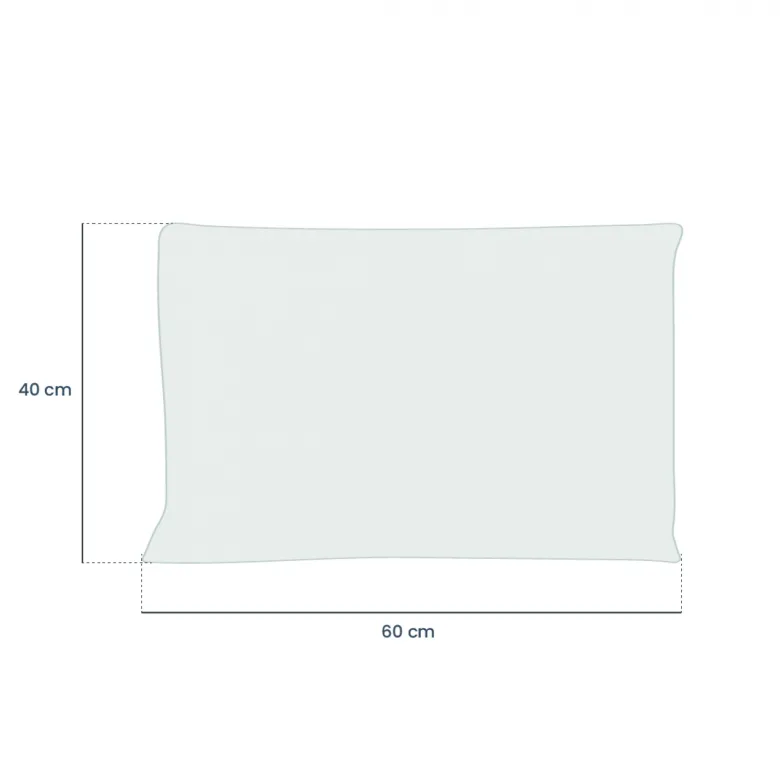 2 oreillers garnissage - 40 x 60 cm