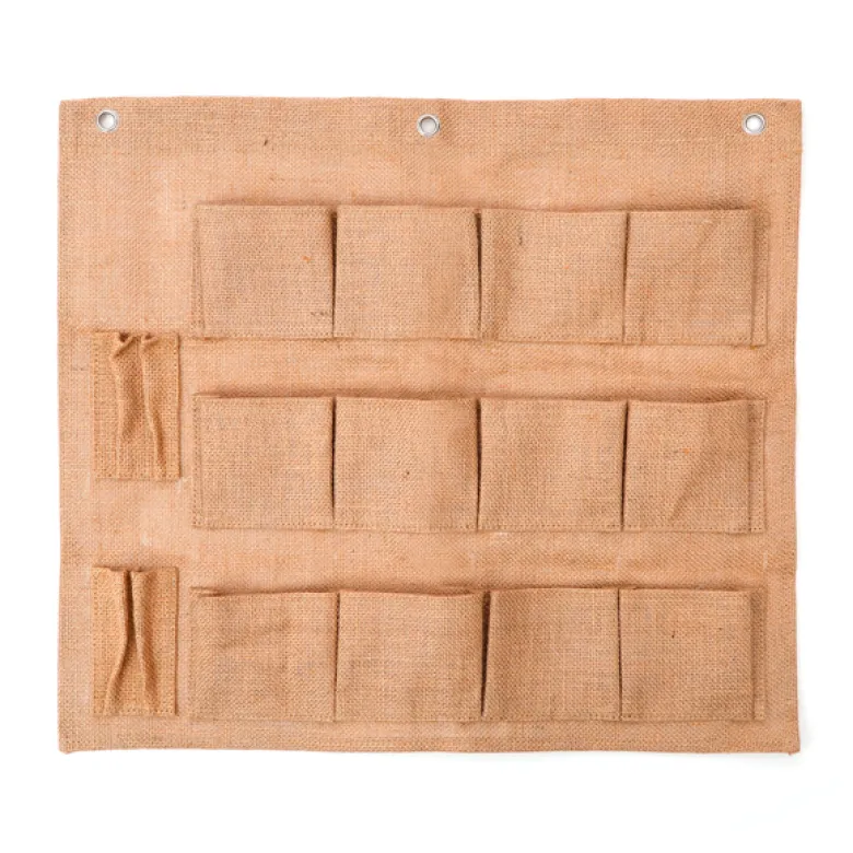 Organisateur mural en jute
