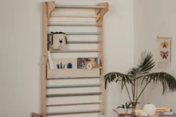 Organisateur pour mur suédois gris Gris