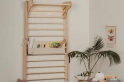 Organisateur pour mur suédois gris Gris