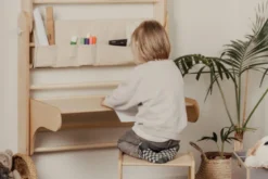 Organisateur pour mur suédois gris Gris