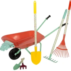 Outils de jardinage avec brouette tiny g