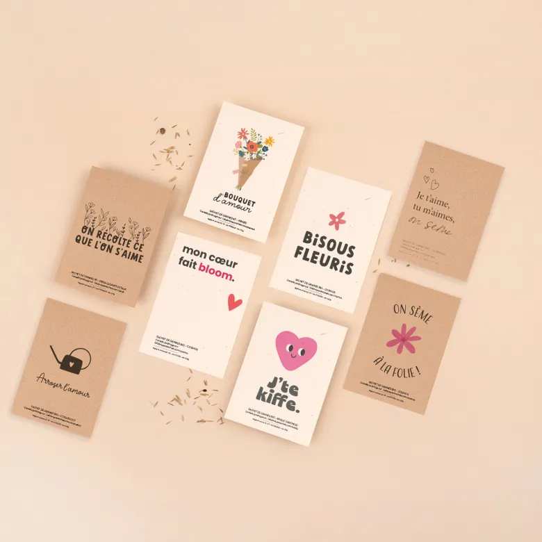 Pack amour • 8 sachets de graines