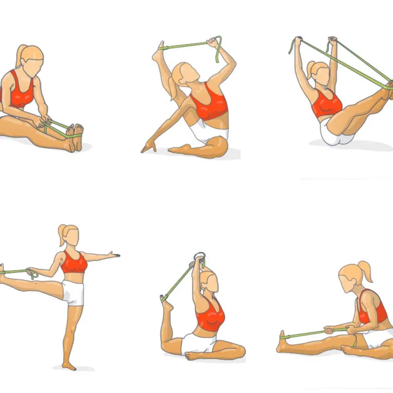 Pack 2 blocs yoga liège + sangle verte