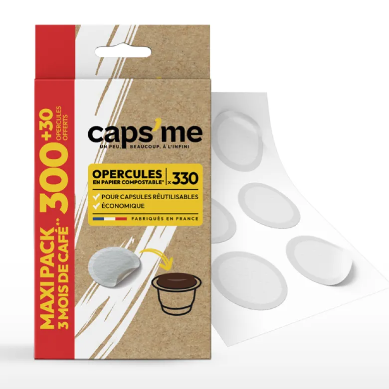 Pack éco 330 opercules Caps Me