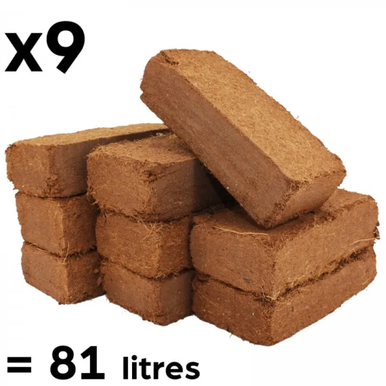 Pack de 9 blocs coco (81 l)