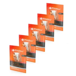 Pack de 5 chaufferettes jetables thaw - activation à l’air - petit format
