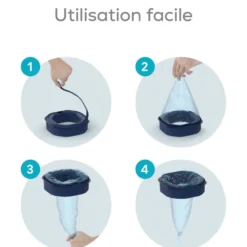 Pack de 3 recharges octogonales pour poubelle à couches dress up