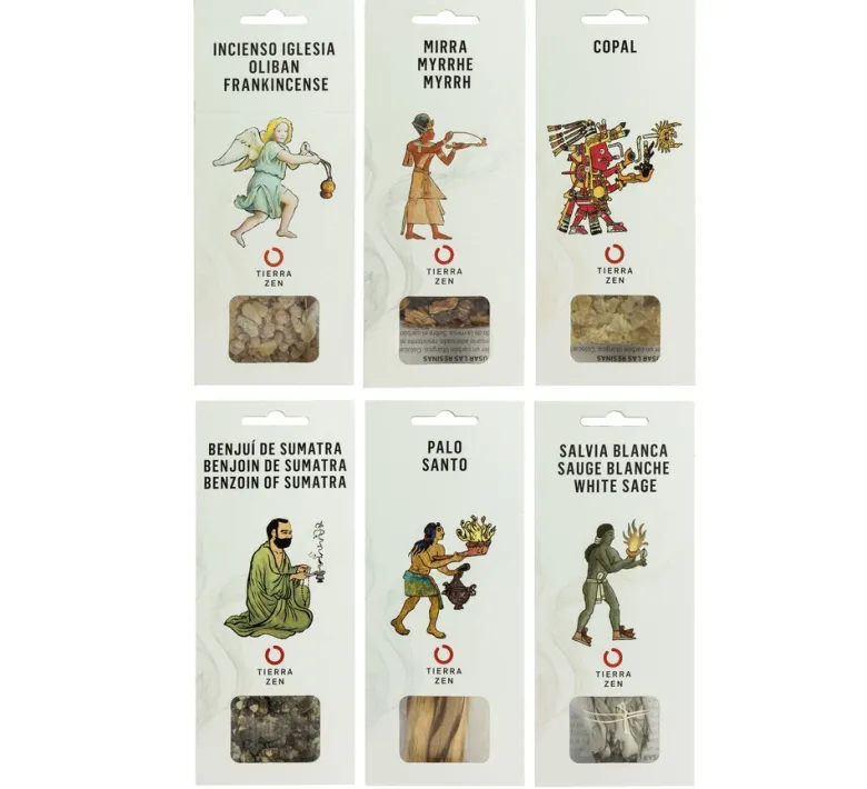 Pack encens naturel - 6 senteurs