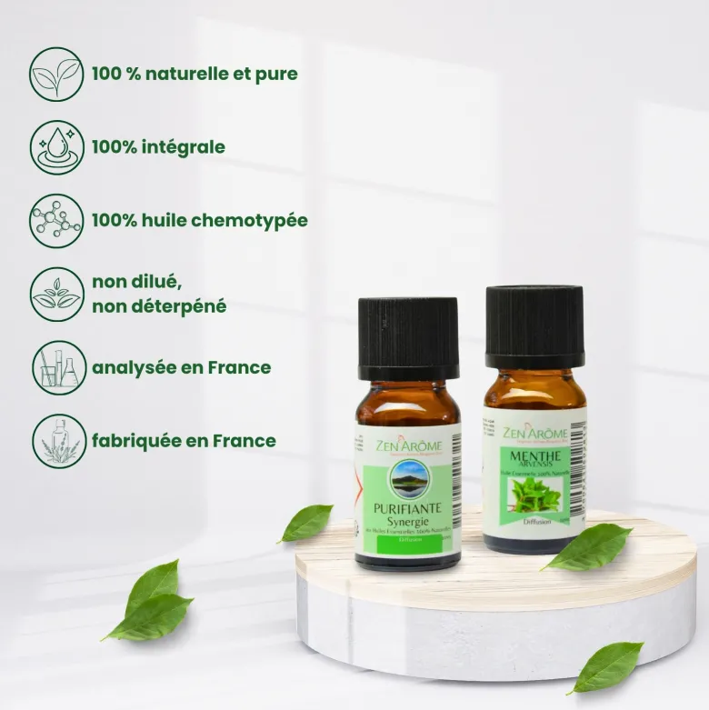 Pack fraîcheur anti-chaleur : diffuseur leni, masque gel & huiles essentielles
