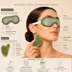 Pack fraîcheur : diffuseur leo, gua sha jade, masque yeux & huiles