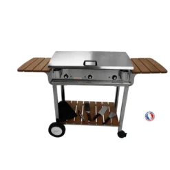 Pack plancha lux830 inox chariot elysee