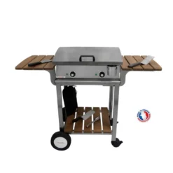 Pack plancha lux600 inox chariot elysee