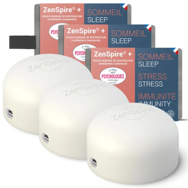Pack 3 zenspire+ stress, sommeil, immunité