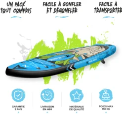 Paddle gonflable tiki-x