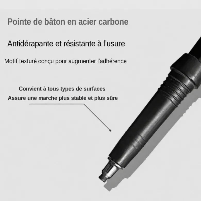 Paire de bâtons de marche voxor Rouge
