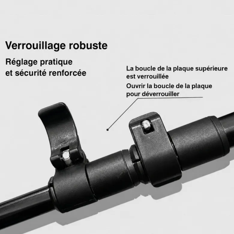Paire de bâtons de marche voxor Rouge