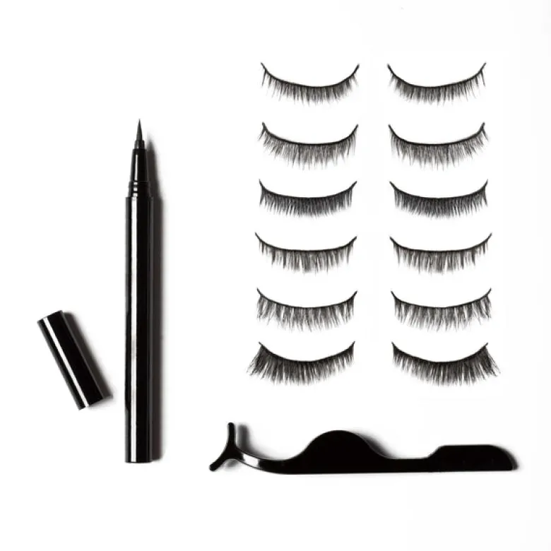 6 paires de faux cils magnetiques