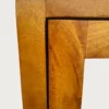 Palo - colonne à suspendre avec miroir en bois massif de manguier