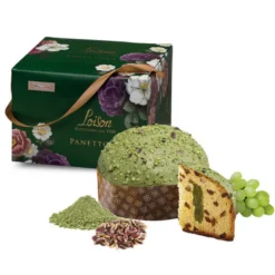 Panettone artisanal à la pistache et au matcha loison