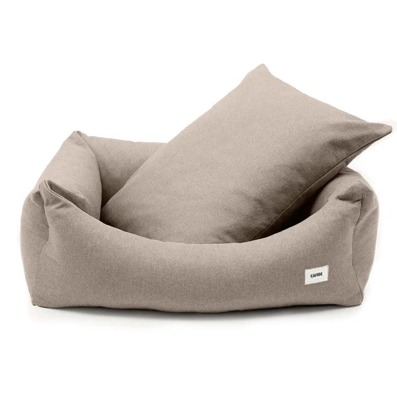 Panier basic l - beige