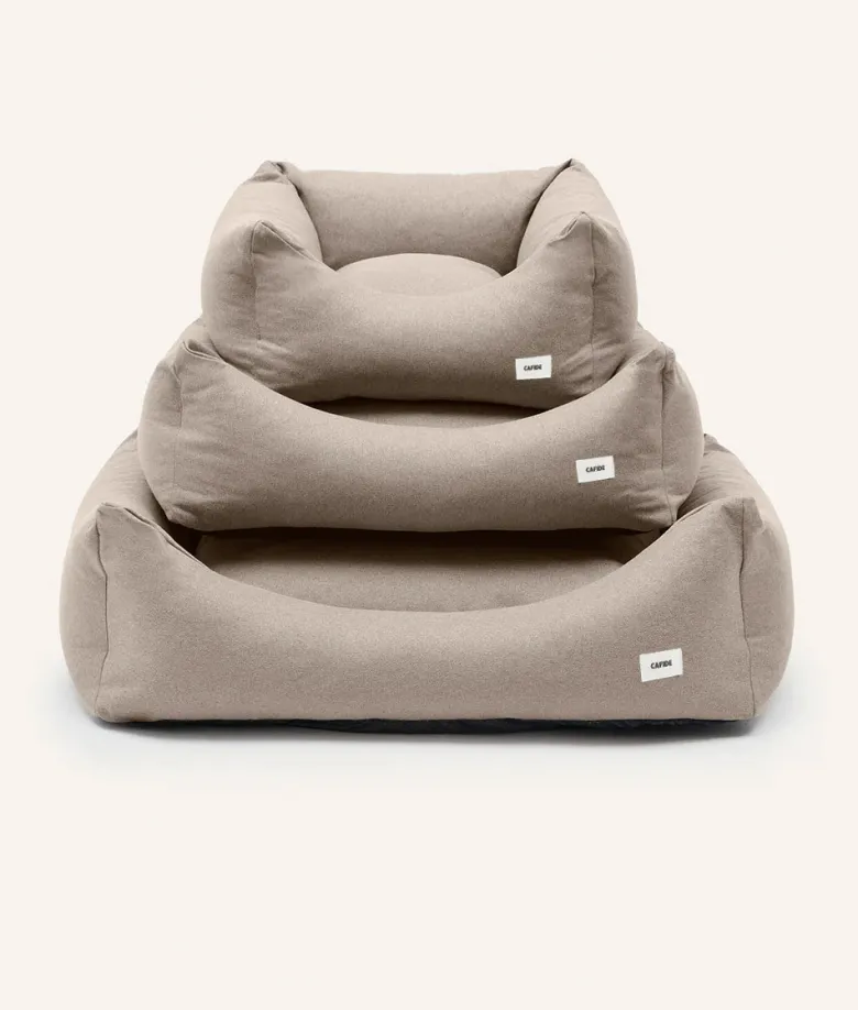 Panier basic l - beige