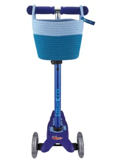 Panier bleu pour trottinette