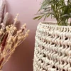 Panier cache-pot en palmier pour toutes vos plantes ou fleurs