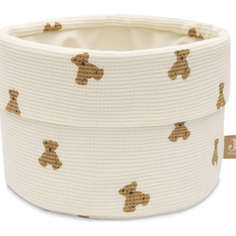 Panier de rangement little waffle mini teddy bear (14 x 18 cm)