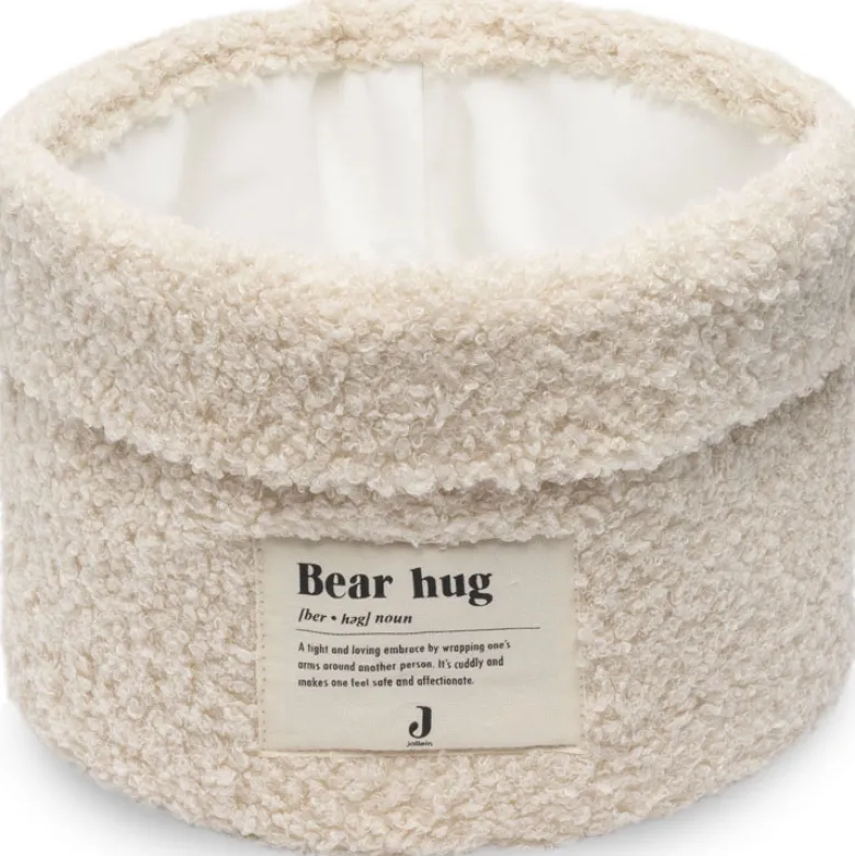 Panier de toilette boucle naturel (14 x 18 cm)