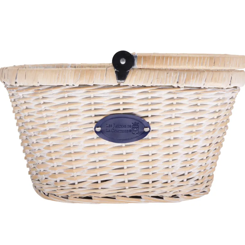 Panier osier glacière chantilly marine