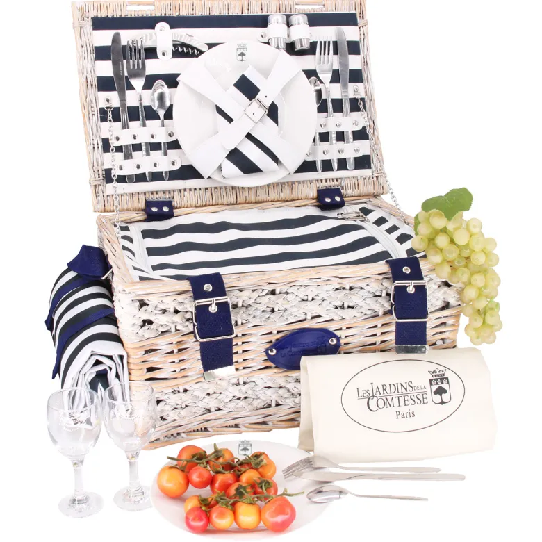 Panier pique-nique marine - 2 personnes